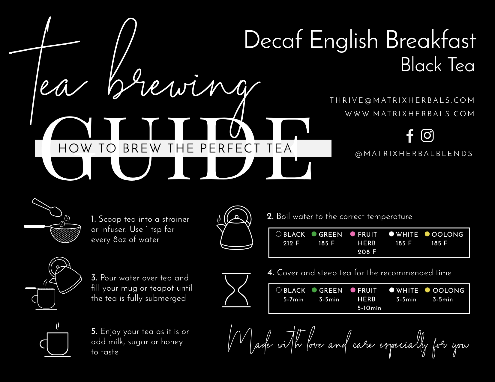 English Breakfast Decaffeinated Black Tea