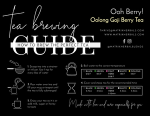 Ooh Berry! Oolong Tea and Goji Berries