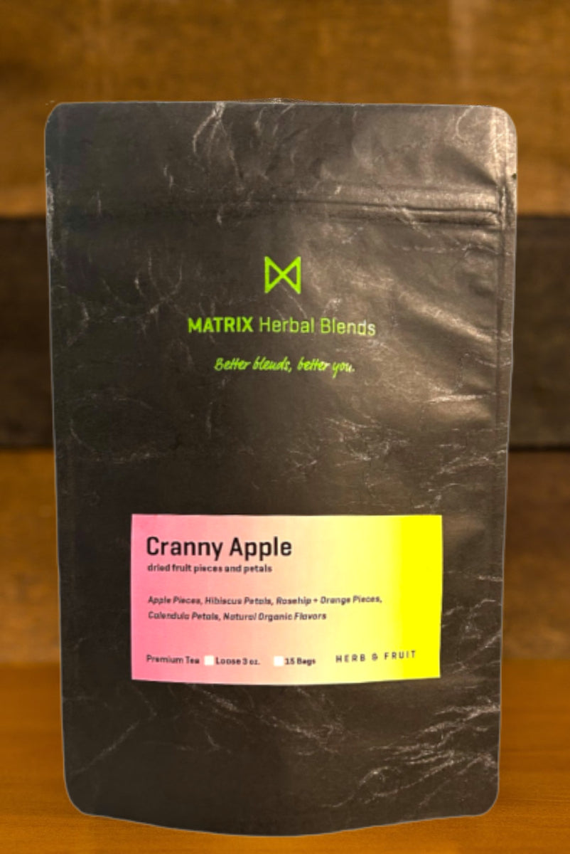 Cranny Apple Herb & Fruit Tea Blend – Matrix Herbal Blends
