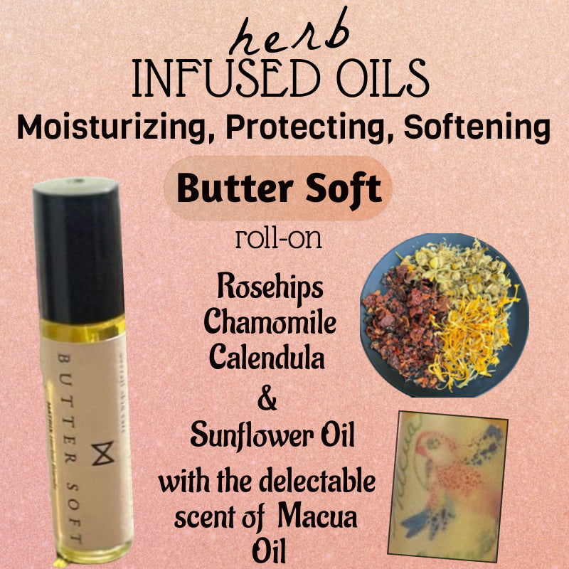 Butter Soft Herb Infused Oil 10ml Steel Roller Ball