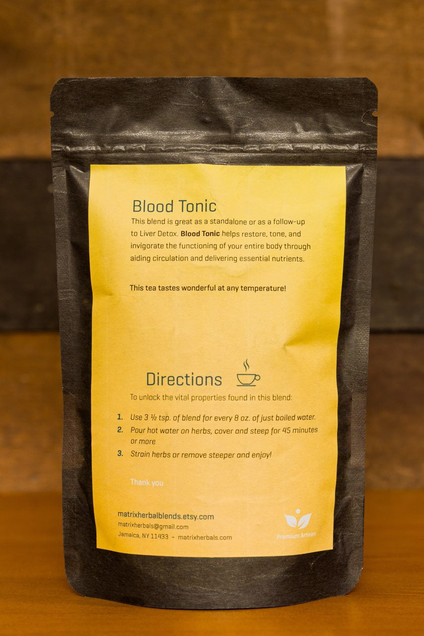 Blood Tonic Cleansing Herbal Tea Blend